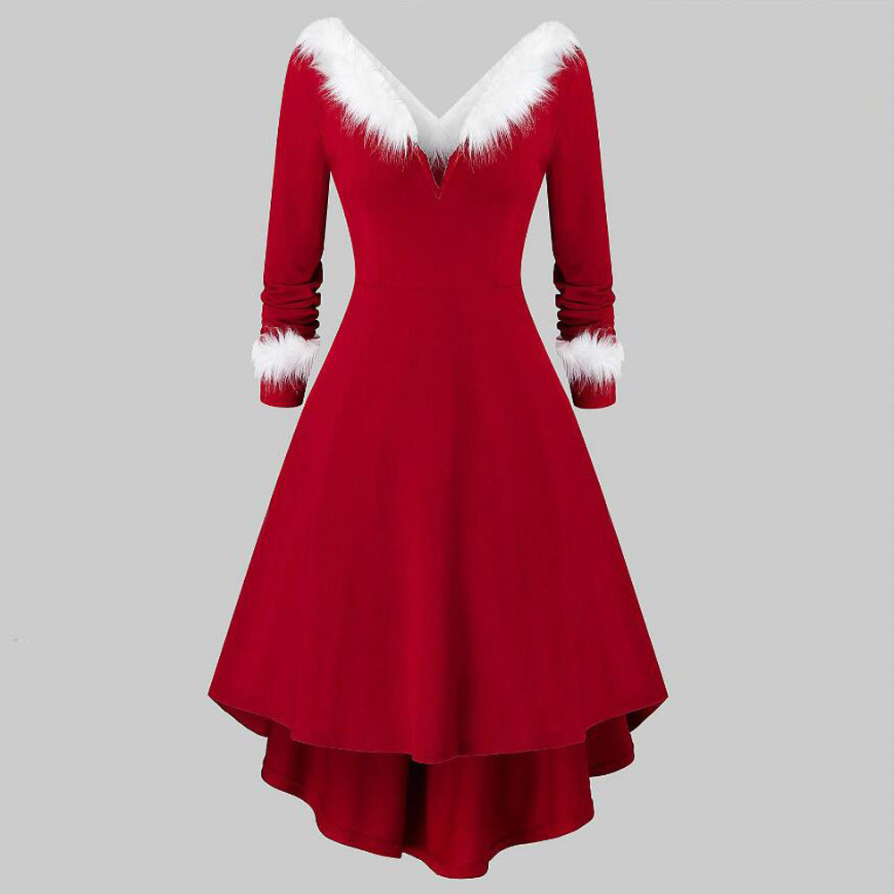 Womens Christmas Party Dress Sexy Bodycon Elegant Party Long Sleeves Dress